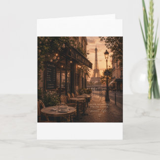 Carte Moments lents. Café fort. Douce vie. | Vintage