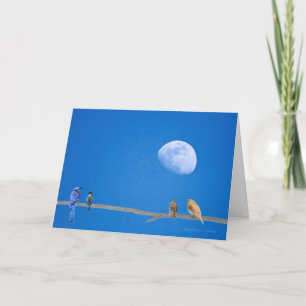 Carte Moments magiques remplis d'Amour : les oiseaux sur