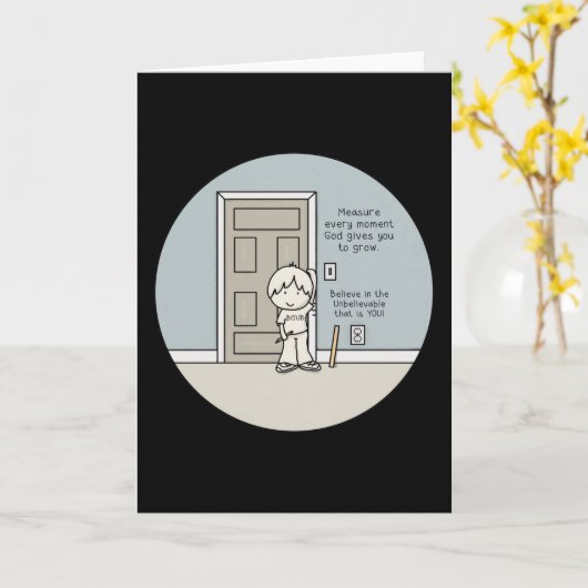 Carte Moments mesurables (Fleur jaune)