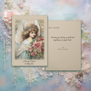 Carte Moments Spéciaux Ange de Style Vintage