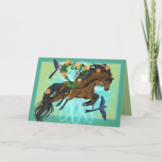 Carte Momma Cheval et poulain (Devant)