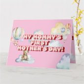 Carte Mommy's First Mother's Day Greeting Card (Fleur jaune)