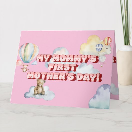 Carte Mommy's First Mother's Day Greeting Card (Devant)