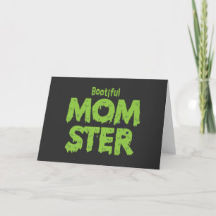 Carte Momster Botieux Maman Funny Puns Halloween