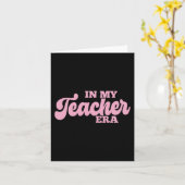 Carte Mon âge de test Funny State Testing Day Teacher Te (Fleur jaune)