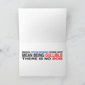 Carte Mon ami Bob (Intérieur)