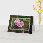 Carte mon ami Rose (Fleur jaune)