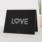 Carte Mon amour (Dos)