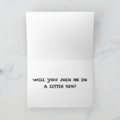 CARTE MON AMOUR POUR VOUS EST EN VUE CLAIRE SUR HALLOWEE (Intérieur)
