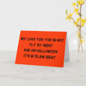CARTE MON AMOUR POUR VOUS EST EN VUE CLAIRE SUR HALLOWEE (Fleur jaune)