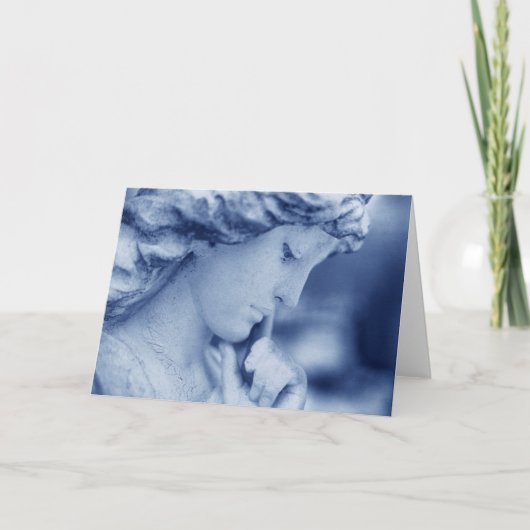 Carte Mon ange bleu (Devant)