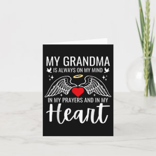 Carte Mon ange gardien grand-mère Ciel Mémorial Amour