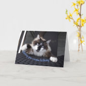 Carte Mon anniversaire ! (Fleur jaune)