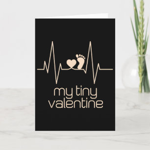 Carte Mon annonce de grossesse pour la Saint-Valentin po