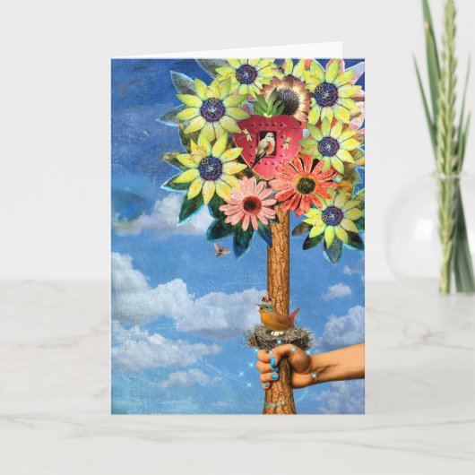 CARTE MON ARBRE À LA MAISON (Devant)