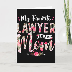 Carte Mon avocat préféré m'appelle maman bonne fête des