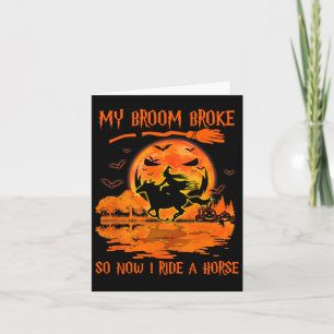 Carte Mon balai est cassé alors maintenant je monte un c