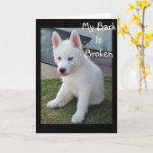 CARTE MON BARK A TRAVERSÉ EN DISANT QUE "VOUS" ME MANQUE (Fleur jaune)