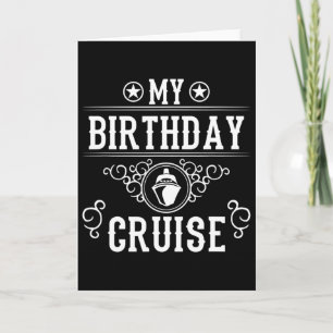 Carte Mon bateau de croisière d'anniversaire drôle de va
