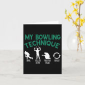 Carte Mon Bowling Technique Bowling (Fleur jaune)