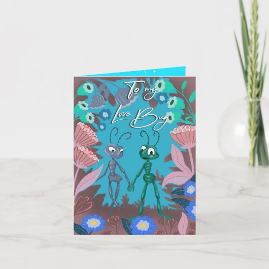 Carte Mon bug d'amour (Devant)
