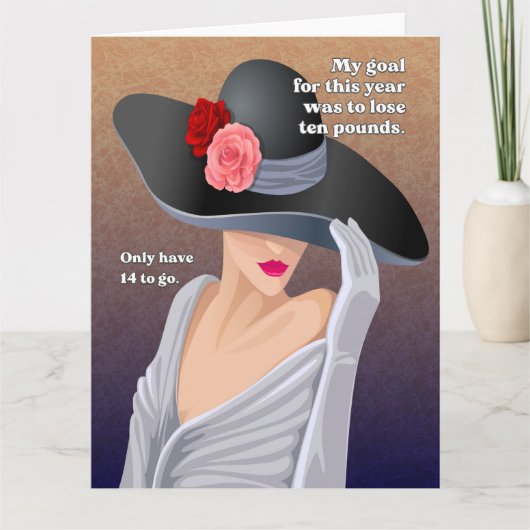 Carte Mon but Drôle? Salutation rétro (Devant)