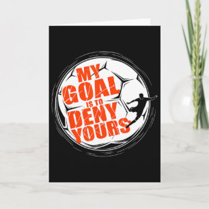 Carte Mon but est de nier votre maillot de football homm