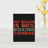 Carte Mon Cerveau Est 90% Boxer Combos Boxer Boxers Love (Fleur jaune)