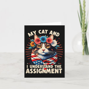 Carte Mon Chat Et Moi Comprenons L'Ignment Chat Ladies K