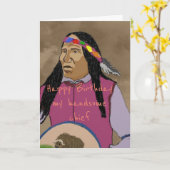 Carte Mon chef beau (Fleur jaune)