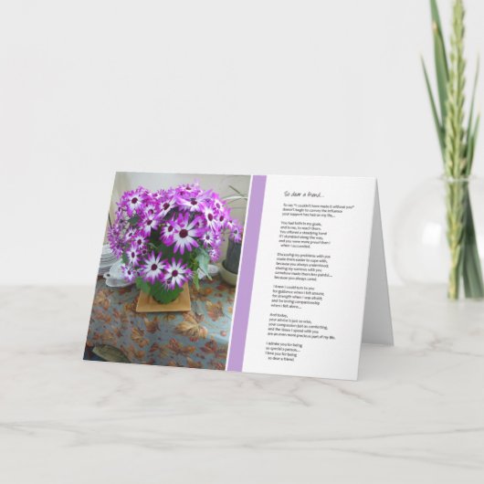 Carte Mon cher ami... (Devant)