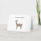 Carte mon cher ami, drôle de cerf (Devant)