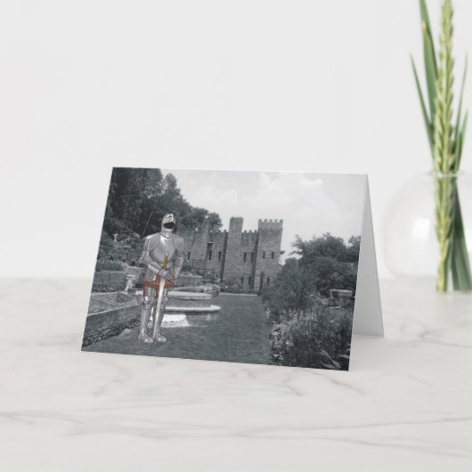 Carte Mon chevalier dans l'armure brillante (Devant)