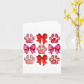 Carte Mon chien est mon Saint-Valentin Coquette Arc Patt (Fleur jaune)