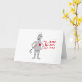 Carte Mon coeur appartient (Fleur jaune)