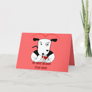 Carte Mon coeur appartient à mon papa