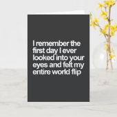 CARTE MON CŒUR BAT PLUS VITE À CAUSE DE "VOUS" (Fleur jaune)