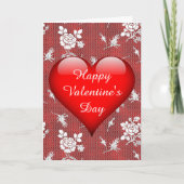 Carte Mon coeur bat pour toi Valentine (Devant)