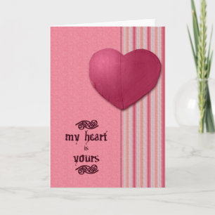 Carte Mon coeur est le tien