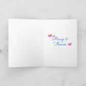 Carte Mon coeur est le tien | HEUREUSE SAINTE-VALENTIN (Intérieur)