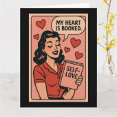 Carte Mon cœur est réservé : Saint-Valentin de l'amour-p (Fleur jaune)