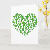 Carte Mon coeur irlandais (Fleur jaune)