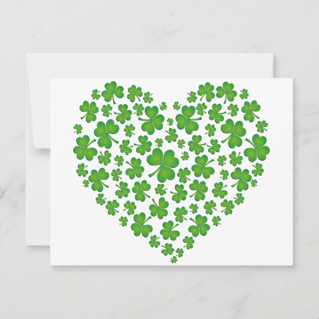 Carte Mon coeur irlandais (Devant)