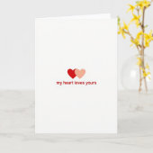 Carte Mon Cœur T'Aime (Fleur jaune)