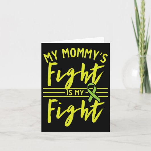 Carte Mon combat de maman est mon combat pour soigner le (Devant)