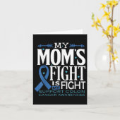 Carte Mon combat de mamans est mon combat Conscience du  (Fleur jaune)