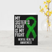 Carte Mon combat de soeurs est mon combat pour la santé (Fleur jaune)