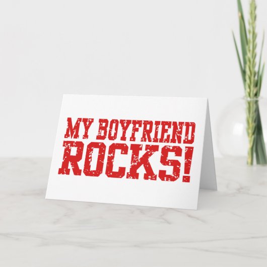 Carte Mon copain Rocks (Devant)