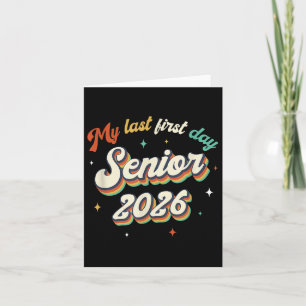 Carte Mon Dernier Premier Jour Senior 2026 Retour À L'Éc