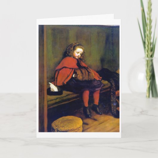 Carte Mon deuxième sermon, John Everett Millais (Devant)